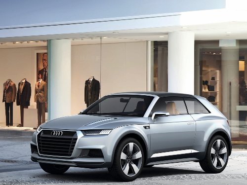 Audi crosslane coupe Concept. Следуя логике